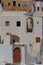 Cyclades style facade in Oia village, Santorini island