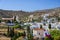 Cyclades style streets and architecture in Lefkes village, Paros, Greece