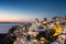 Cyclades village of Oia at twilight