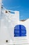 Cycladic blue and white architecture