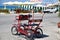 Cycle buggy for hire at beach front