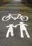 Cycle Lane Warning