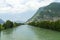 Cycleway along the Adige river from Rovereto to Trento