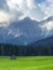 Cycleway of Pusteria valley at summer