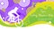 Cycling Athlete Mountain Bike Sport Competition Colorful Banner