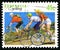 Cycling Australian Postage Stamp