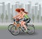 Cycling girl and girls  cycling cyclist  cyclist girl  cyclist girls  sport, sportsman, daily sport  sportive  healthy lifestyle,