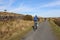 Cycling the Green Western Greenway, county Mayo, Ireland