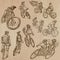 Cycling - An hand drawn vector pack