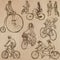 Cycling - An hand drawn vector pack