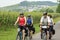 Cycling holiday along vineyards on the river Moselle