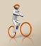 Cycling Mountain Bike 3D icon, Olympic sports