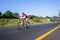 Cycling Rider Road Motion Speed Blur