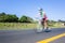 Cycling Rider Road Motion Speed Blur