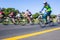 Cycling Riders Road Motion Speed Blur Closeup