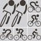 Cycling road icon