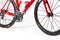 Cycling Sport Concepts. Closeup of Professional Road Bike