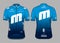 Cycling team kit jersey biking uniform and equipment shoes socks water bottle