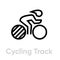 Cycling Track sport icons