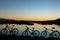 cycling trips, nature and sunrise