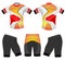 Cycling vest polygon style