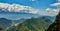 Cyclist athletes admiring the Garda Lake from Passo Tremalzo,Trails to Passo Tremalzo, Lago di Garda region, Italy, Italian