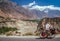 Cyclist on Karakorum Highway