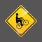 Cyclist person sign sport extreme design
