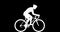 Cyclist Racing Side 2D Animation