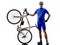 Cyclist silhouette