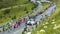 The Cyclist Tom Dumoulin on Col de Peyresourde - Tour de France