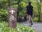 Cyclist on a trip in the countryside.