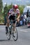 A cyclist at the Turkish National Road Cycling Championships.