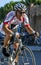 A cyclist at the Turkish National Road Cycling Championships.