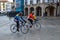 Cyclists in Aviles