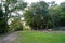 Cyclists in the Vaugrenier park in Villeneuve-Loubet.