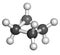 cyclobutane cyclic alkane cycloalkane molecule.