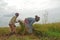 Cyclone Fani Alert - Harvesting of Paddy has started. At Khandhosh, India