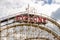 Cyclone Wooden Rollercoaster Logo, Coney Island Luna Park, New York City