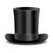 Cylinder black gentleman hat