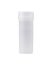 Cylinder plastic bottle on isolated background. Transparent tube package and lid.  Clipping path or cutout object for montage