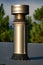 Cylindrical metal woodburner chimney