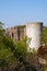 CYLINDRICAL STRUCTURES AND A ROW OF PILLARS REMNANTS OF OLD SALT EXTRACTION PLANT