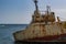 Cyprus - Abandoned shipwreck EDRO III in Pegeia, Paphos, Cyprus