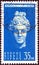 CYPRUS - CIRCA 1962: A stamp printed in Cyprus shows head of goddess Aphrodite, circa 1962.