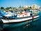 Cyprus fish boat in silent harber