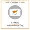 Cyprus Independence Day, October 1