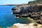 Cyprus island. Beautiful seascape. Marine background.