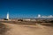 Cyprus lighthouse in the summer