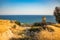 Cyprus Mediterranean coastal landscape by summer